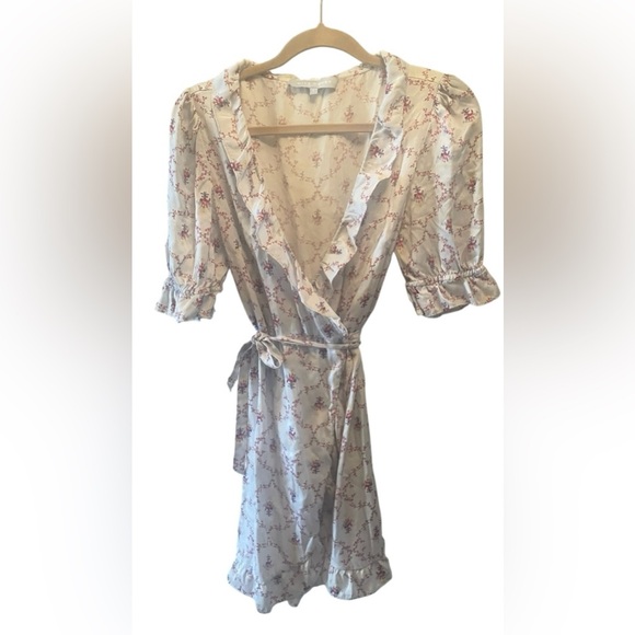 Hill House Home Nima dress- Cabernet Trellis - Picture 3 of 8